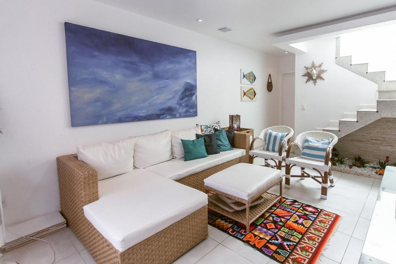 Linda E Bem Decorada Casa Até 12 Pessoas - Geribá 350 M Da