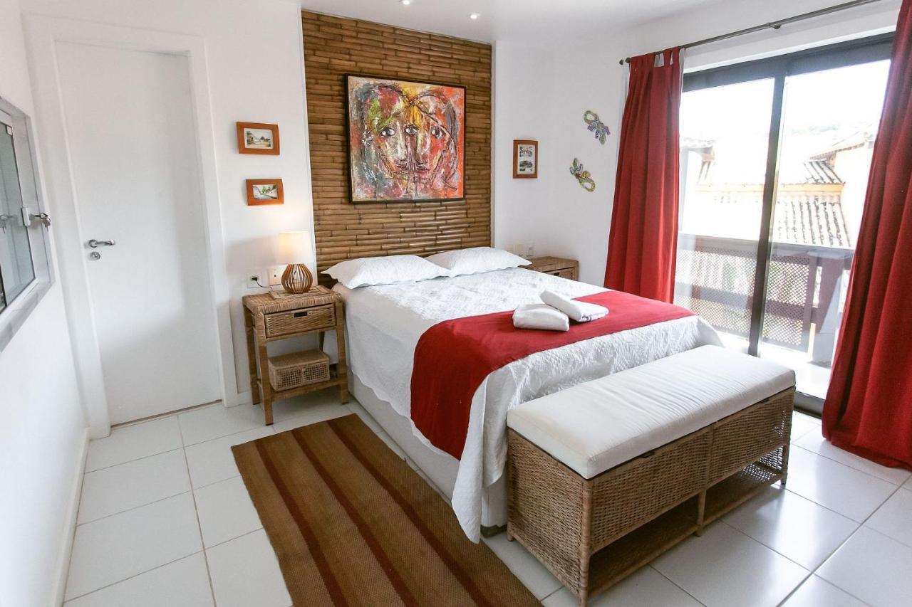 Linda E Bem Decorada Casa Até 12 Pessoas - Geribá 350 M Da Búzios
